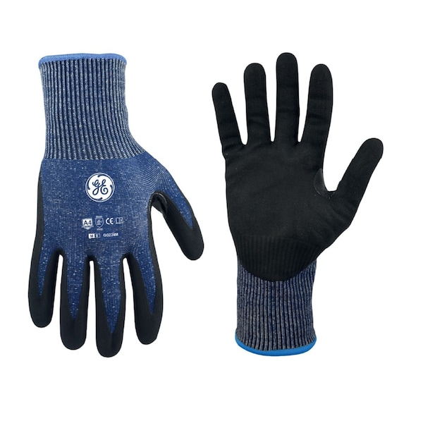 Ge Cut-Resistant Gloves, Cut Level A4 , Micro Foam Nitrile , XL 24 PK GG224XL - main